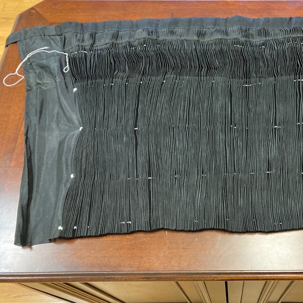 Hmong Black Pleated Skirt